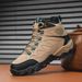 Autumn And Winter Casual Shoes For Men, High-Top Waterproof Hiking Shoes, Wear-Resistant Climbing Sneakers, Outdoor Hiking Shoes_vogvips.com