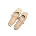Square Head Mary Jane Shoes Women's Shoes Spring And Autumn Thick Heel With French Style Skirt Temperament Versatile_vogvips.com