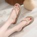 Fashion Summer Flip Flops Straw SandalsWomen Hotel Slippers Ladies Shoes Indoor Outdoor Flip-Flops Beach Flat Slides_vogvips.com
