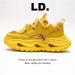 2026 Summer Men's Shoes: Yellow Thick-Soled Dad Shoes, Breathable, Versatile, Casual Sports Trendy Shoes_vogvips.com