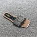 Women Slippers Women Ballet Flats Summer Outdoor Flat Slide Sandals For Women Fashion Rhinestone Breathable Square Toe High End Feel Plus Size_vogvips.com