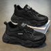 Men's Dad Sneakers Breathable Mesh Thick Bottom Height Increasing Casual Sports Shoes Trendy Comfortable Lightweight Fashion_vogvips.com