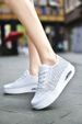 Summer New Hollow Breathable Fly Woven Rocking Shoes, Sports Shoes, Casual Shoes, Thick Soled Height Increasing Women's Shoes_vogvips.com