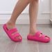 Bebealy New Women's Flat Slippers Summer Sandals Fashion Soft Home Shoes Outdoor Non-slip Beach Slippers Indoor Cloud Slippers_vogvips.com