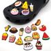 Food Series Shoes Flower Accessories Personality Everything Garden Shoes Soft Rubber Accessories Shoes Decorative Buckle_vogvips.com