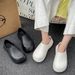 Men Women Non-slip Oil-proof Graffiti Kitchen Waterproof Work Shoes Chef Master Restaurant Sandals_vogvips.com