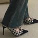 2025 Autumn New Fine Heels, Thousand Bird Style, Elegant Ladies' Shoes, Fashion Pearl Versatile, Shallow Mouth Women's_vogvips.com