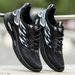 Men's Summer New Mesh Breathable Lightweight Cushioned Running Sneakers, Student White Shoes,_vogvips.com