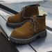 Martin Boots Men's Cow Anti-velvet Round Head Derby Shoes Retro American Thick-soled Heightening Lightweight Leather Shoes_vogvips.com