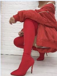 Wind Over Knee Elastic 2020 Winter Style Female Boots_vogvips.com