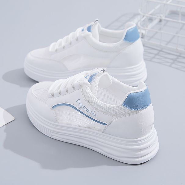 New Hollow Inner Height Increase Fashion Casual Board Shoes, Running Shoes Outdoor Casual Shoes White Shoes_vogvips.com