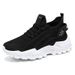 Women's Summer New Plus Size Fly Woven Breathable Casual Shoes, Soft Sole, Not Tiring Feet, Dad Shoes_vogvips.com