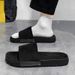 Men's Cotton Slippers For Couples In Autumn Winter 2025, Warm Straight Drag Style New Home Dormitory Lightweight And_vogvips.com
