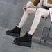 Snow Boots Women's Small Thick-soled Inner Height-increasing Short Boots Cold-proof And Hairy Casual Warm Women's Boots_vogvips.com
