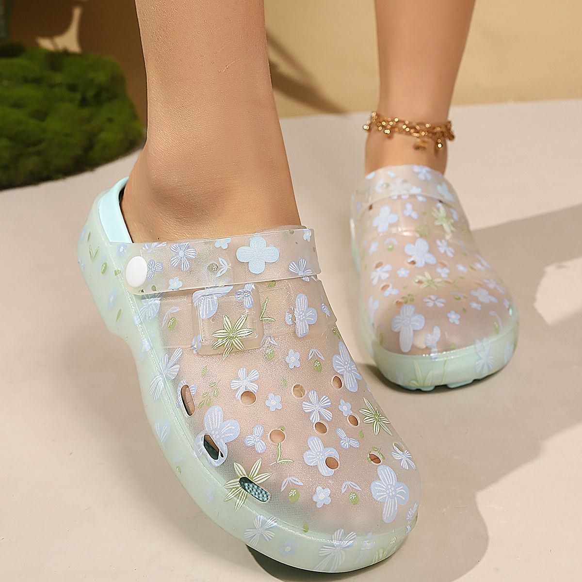 Women's Sandals Female Slippers Summer Mujer Zapatos Mules Clogs Platform Soft Bottom Breathable Beach Shoes_vogvips.com