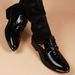 Pointed Leather Korean Version Versatile Business Shiny Face British Breathable Casual Plus Size Wedding With A Height_vogvips.com