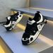 Men's 2026 Summer New Casual With Leather Mesh Splicing, Breathable Soft Sole, Lightweight Forrest Gump Shoes_vogvips.com