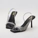 Trendy Summer Rhinestone Transparent Sandals For Women Stylish Pointed High Heel Dress Shoes Fashion Comfortable Evening_vogvips.com