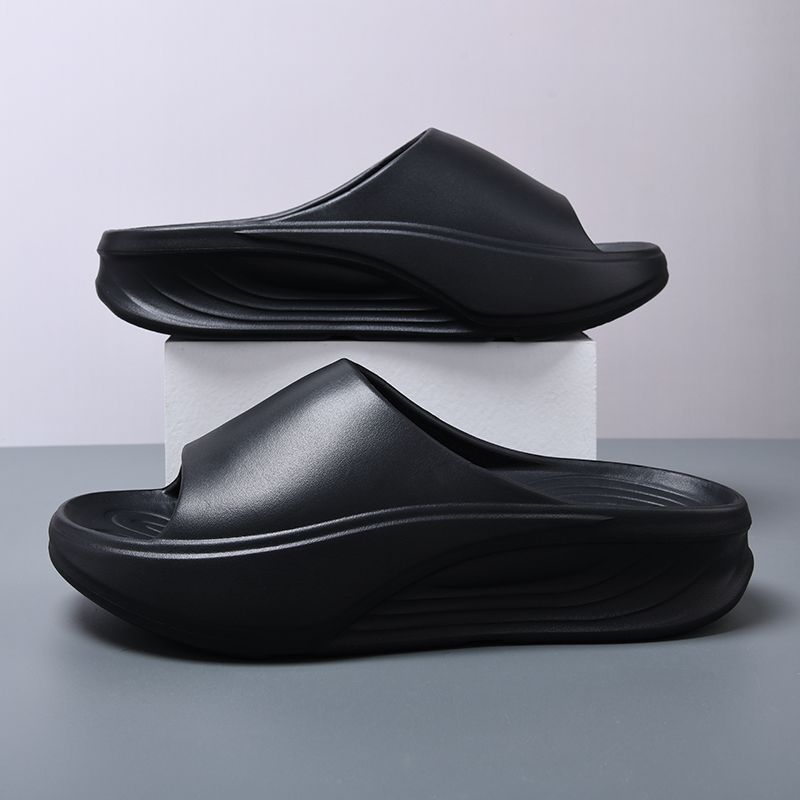2025 Men's Outdoor Indoor Beach Sandals Comfortable Thick Soft Sole Slides Casual Shoes Men Flip-flops Slippers_vogvips.com