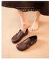 Loafers Women's Brock Suede Carved Small Leather Shoes_vogvips.com
