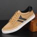 Men's Slip‑On Canvas Board Shoes, Breathable Retro‑Style Wear‑Resistant Classic Versatile Trendy Casual Sneakers For Daily Wear_vogvips.com