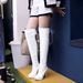 40-43 Autumn Winter Women Waterproof Platform High Heel Slim Pole Dance Over-the-Knee Long Boots G519_vogvips.com