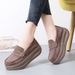 New Plus Size Rocking Sneakers Wedges Casual Women Soft Soles Slip On Platform Non Running Shoes Zapatos Mujer_vogvips.com