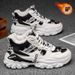 High-Top Men's Shoes, Winter Fleece-Lined Warm Cotton Shoes, Youth Student Sports Casual Non-Slip Dad Trendy Shoes_vogvips.com