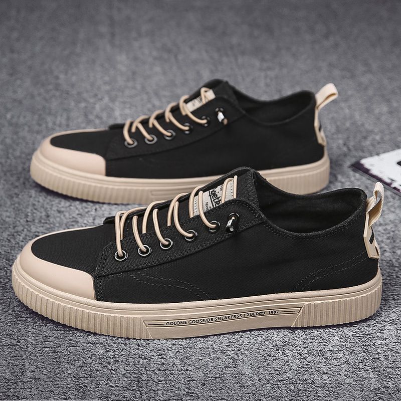 2025 Low-top Canvas Shoes, Breathable Men's Shoes, Trendy Shoes, Autumn Versatile And Trendy Sneakers_vogvips.com