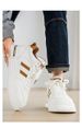 Fall Men's Shoes - Breathable, High-top, White Sneakers, Trendy And Versatile Thick-soled Sports Shoes, Casual Board Shoes, Fashionable Shoes_vogvips.com