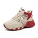 ZY7831 New 2024 Hot Style Autumn Winter Dad Women's Korean Version Color Block Trendy Height Increasing Thick Sole Shoes_vogvips.com