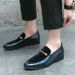 Suitable For All Seasons Large For Men Size 46 Spring And Autumn New Loafers Men's Patent Leather Casual Shoes_vogvips.com