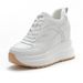 Trendy Autumn New Single Shoe Wholesale Thick Soled Sponge Cake Inside Height Increasing Casual White Shoes For Women_vogvips.com