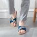 Men Shoes Slippers Linen Home Indoor Open Toe Flat Shoe Beach Slippers Striped Spliced Rubber Sandals Zapatillas Hombre_vogvips.com