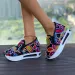 Spring Autumn Slip On Casual Shoes For Embroidery Thick Platform Sneakers Women Breathable Mesh Loafers_vogvips.com