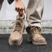 Vintage Martin Boots Leather Boots Tooling Boots Outdoor Locomotive Style Men's Boots_vogvips.com