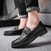 Summer Breathable British Style Loafers Men's Driving, Soft Soled High-end Trendy Shoes For Teenagers, Men, And_vogvips.com