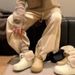 Reserved~ Women's Shoes Bear Bow Tie 2025 Winter New Leather Two-Way Wear Fleece-Lined Non-Slip Warm Snow Boots_vogvips.com