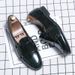 2021 Korean Style Casual Men's Patent Glossy Hair Stylist Four Seasons Large Size Party Trendy Leather Shoes_vogvips.com
