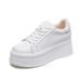 Round-toe Thick-soled Sneakers For Women, 2026 New Spring And Autumn Women's Shoes, Height-increasing Platform Casual_vogvips.com