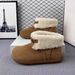 Snow Boots Women's New Autumn And Winter 2024 Fashion And Casual Versatile Plush Ankle Boots And Fleece Cotton Shoes For Women_vogvips.com