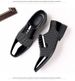 Plus Leather Size Autumn And Winter Breathable Korean Version Youth Versatile British Pointed Shiny Face Business Formal_vogvips.com