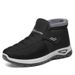 Shoes Winter Snow Velcro, Women's With Fleece Lining, Thickened Short Boots, Warm Outdoor Cotton Boots_vogvips.com