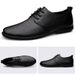 Men's Business Leather For Autumn An Winter 2020 New Breathable Soft Sole Lace-up First Layer Cowhie Casual Shoes_vogvips.com