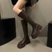 【youshilai】Thick-Soled Height-Increasing Long 2024 New Autumn Slimming Over-the-Knee Riding Boots For Women_vogvips.com