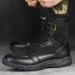 European Warm Series Summer Ultra-light Breathable Flying Fish Shoes High-top Training CQB Special Forces Tactical Black Combat Boots For Men_vogvips.com