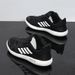 Men's Summer Breathable Mesh Sports Casual Shoes Odor Resistant Non Slip Work Low Top Black Trendy 8827_vogvips.com