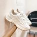 26ss Correct Logo 1 Leather Version ~ MM6 Thick-Soled Dad For Women, Round Toe, Lace-Up, Casual Versatile Couple Matching Germa ~ Women, To_vogvips.com