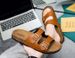 Men's Summer Outdoor Non-Slip Cork Couple Slippers Thick-Soled Beach Sandals Plus Size Slippers_vogvips.com