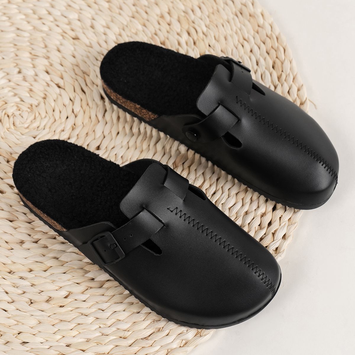 Men's Toe-Toe Slippers Waterproof Non-Slip Thick-Soled Wear-Resistant Home Outdoor Slip-On Casual Sandals_vogvips.com